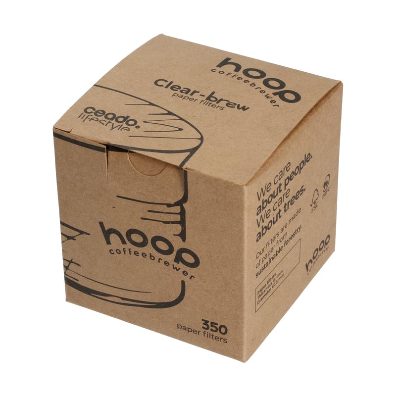 Ceado Hoop Paper Filters – 350 Pcs - Barista Delight