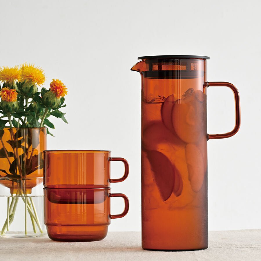 Hario Colors Stack Mug Cup – 300ml Heat - Resistant Glass Mug - Barista Delight