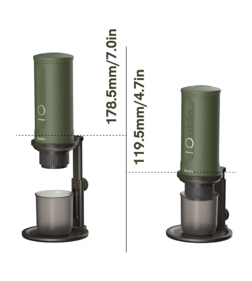 OutIn Portable Universal Coffee Stand – Black - Barista Delight