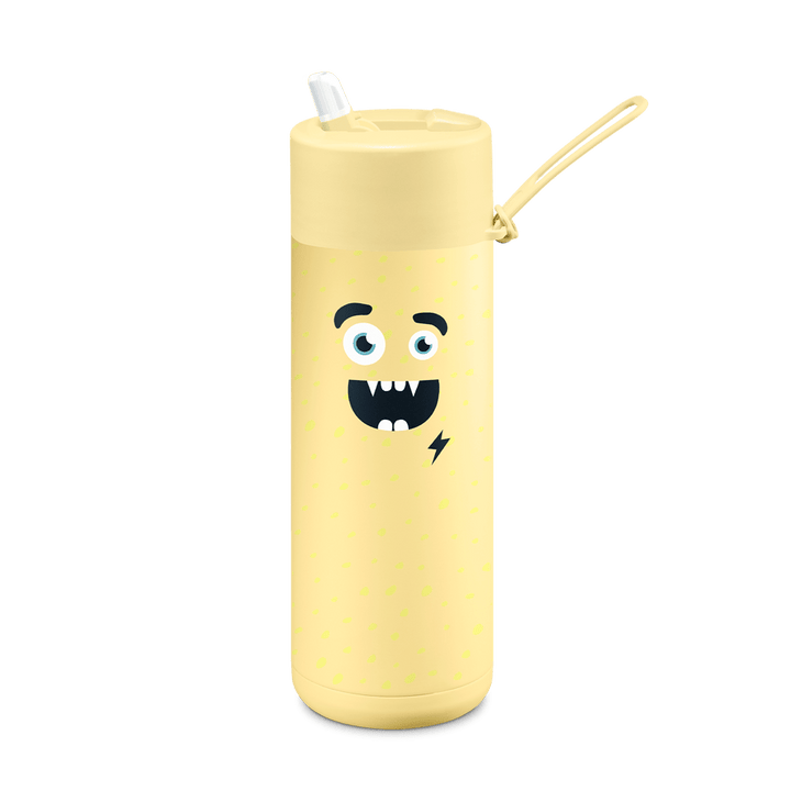 Frank Green Ceramic Reusable Bottle 595ml with Flip Straw Lid - Barista Delight