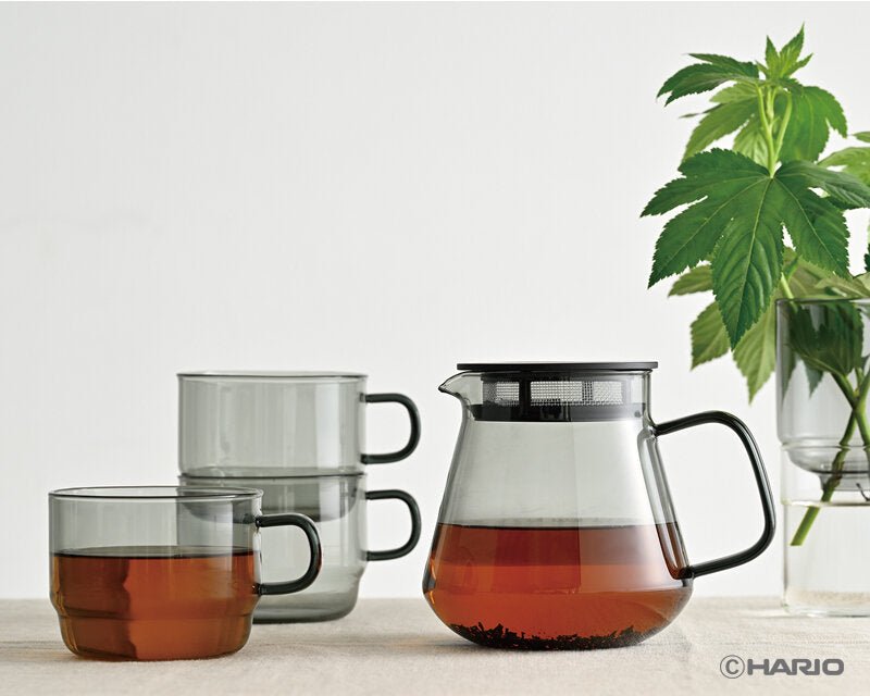 Hario Colors Tea & Coffee Server – 600ml Stylish Glass Carafe - Barista Delight