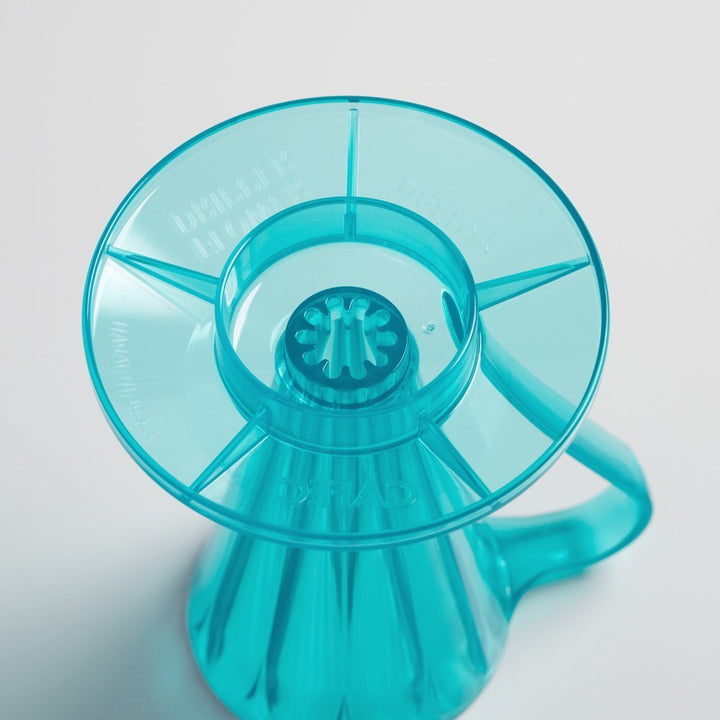 Cafec Tritan Flower Dripper Deep 27 (Youmeca Blue) - Barista Delight