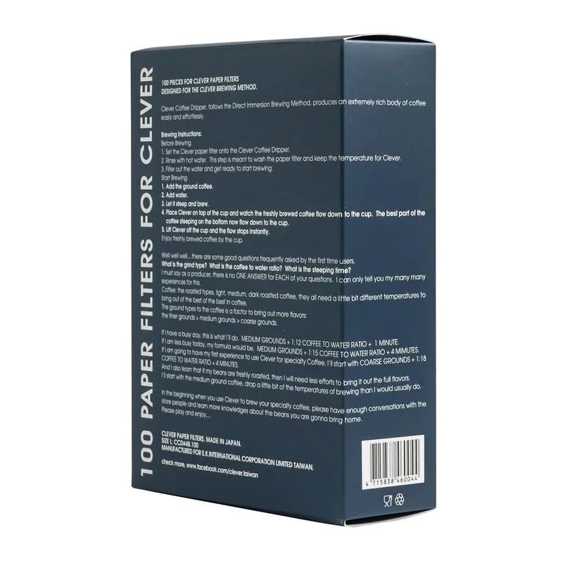 Clever Dripper Paper Filter L (500ml) - Barista Delight