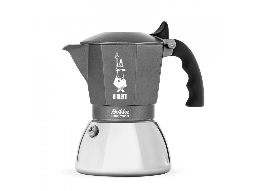 Bialetti Brikka Induction – 4 - Cup Moka Pot for Rich Espresso - Barista Delight