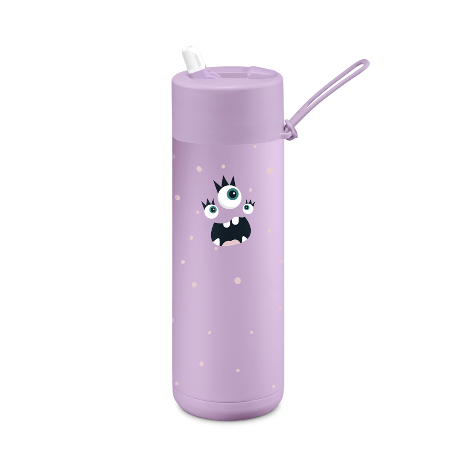 Frank Green Ceramic Reusable Bottle 595ml with Flip Straw Lid - Barista Delight