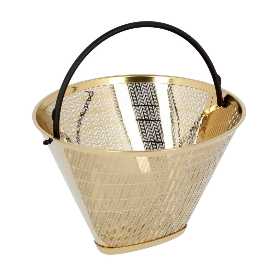 Moccamaster Gold Filter 1x4 – Premium Reusable Metal Coffee Filter - Barista Delight