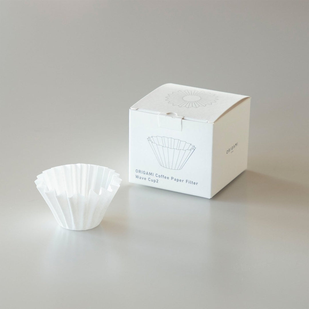 Origami Wave Paper Filters - Barista Delight